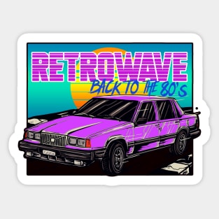 RETROWAVE Sticker